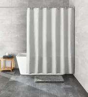 Kleine Wolke Duschvorhang Kito 180 x 200 cm , Hellgrau - Breite: 180 cm - Höhe: 200 cm - Detailfarbe: Hellgrau - Produkttyp: Duschvorhang - Detailmaterial: Polyester (PES) - Grundmaterial: Polyester (PES)