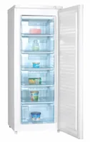 Kibernetik Gefrierschrank TK161L Rechts (wechselbar) - Energieeffizienzklasse EnEV 2020: E - Bauart: Freistehend - Einbaunormen: Keine - Tiefe: 56 cm - Einbaumodell: Nein - Gefrierfach Klassifizierung: Keine Klassifizierung