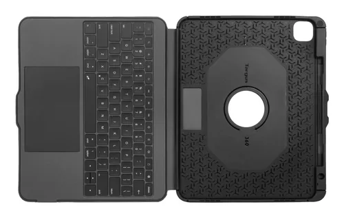 TARGUS Versavu - Tastatur und Folio mit Trackpad - kabellos - Bluetooth 5.0 - QWERTY - GB - Schwarz