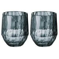 Koziol Trinkglas Club No. 23 200 ml, 2 Stück, Grau - Glas Typ: Trinkglas - Material: Kunststoff - Detailfarbe: Grau - Höhe: 9.8 cm - Volumen: 200 ml