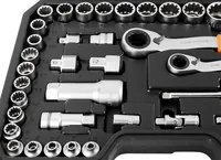 1/4 + 3/8 Through-Hole Socket Set, 46 pcs.