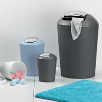 Kela Kosmetikeimer Marta 1.7 l, Weiss - Fassungsvermögen: 1.7 l - Höhe: 21 cm - Anzahl Behälter: 1 - Detailfarbe: Weiss - Form: Rund - Material: Kunststoff