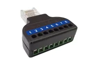 Wantec Splitter 2wIP für 4 Leitungen/nur 5627 verwendb. network splitter Black