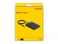 DeLOCK 12108 numeric keypad Universal USB Black