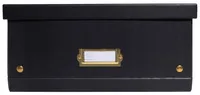 Exacompta 62451E scatola per la conservazione di documenti Cartoncino, Carta Nero