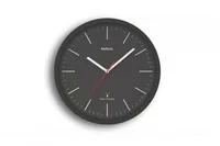 Maul Wanduhr MAULjump Ø 30.5 cm Schwarz - Form: Rund - Detailfarbe: Schwarz - Uhrtyp: Analog - Funksignal: Ja - Funktionen: Zeit - Funksignalempfang - Detailmaterial: Glas - Kunststoff