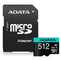 Premier Pro 512 GB microSDXC (UHS-I U3, Class 10, V30, A2)