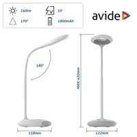 Avide LED Tischleuchte RGB Weiß 4W 250lm