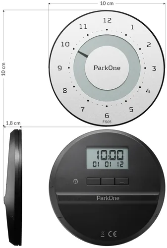 Needit ParkOne (elektrische Parkscheibe) Schwarz
