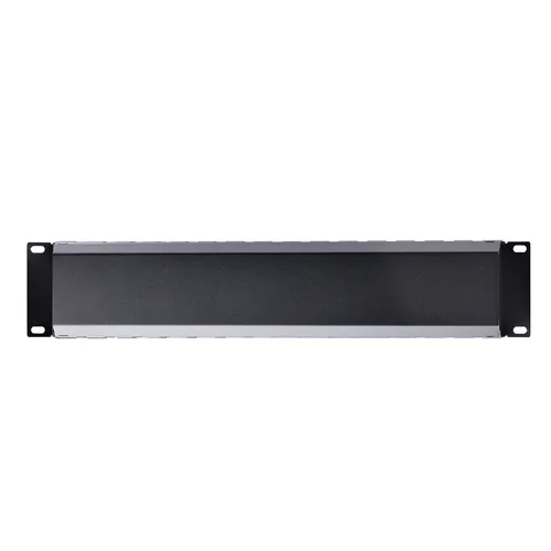 StarTech.com Horizontal 2U Server Rack Cable Management Finger Duct w/ Cover - 19" Network Rack Wire Duct Raceway Panel - Slotted Wire Duct