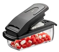 GEFU 89471 slicer Manual Black, Transparent Plastic, Stainless steel
