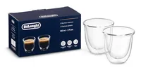 De'Longhi Espresso Becher 90 ml, 2 Stück, Transparent - Material: Borosilikatglas - Tassen Typ: Espresso Becher - Ausstattung: Hitzebeständig - Keine weitere Ausstattung - Detailfarbe: Transparent - Volumen: 90 ml