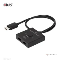 Club 3D 2-Port Signalsplitter CSV-1384 - Anzahl Ports: 2 - Schnittstellen: 2x HDMI - Signalverstärkung: Passiv