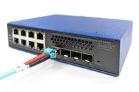 Digitus DN-651161 Netzwerk-Switch Managed L2/L3 Gigabit Ethernet (10/100/1000) Power over Ethernet (PoE) Schwarz, Blau