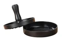 Wenko Burgerpresse Patty Rund - Detailfarbe: Schwarz - Form: Rund - Material: Aluminium - Eisen - Metall
