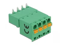 Terminalblock Set für Platine 4 Pin 5,08 mm Rastermaß horizontal