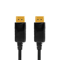 Logilink DisplayPort-Kabel,DPM zu DPM,4K60Hz,CCS,Black 1m
