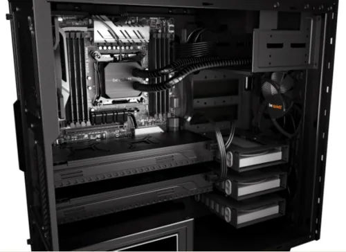 be quiet! PC-Gehäuse Pure Base 600 - Unterstützte Mainboards: ATX - Micro-ATX - Mini-ITX - Detailfarbe: Silber - Sichtfenster: Nein - Gehäuse Bauart: Mid-Tower