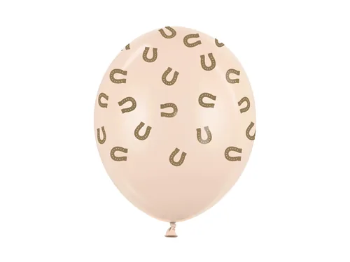 PARTYDECO Ballons 30cm SB14P3440226 Hufeisen 6 Stück