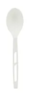 Weita Einweg-Löffel 16.5 cm 50 Stück Weiss - Produkttyp: Einweg-Löffel - Materialtyp: Biokunststoff - Material: Polylactid Acid (PLA) - Detailfarbe: Weiss - Verpackungseinheit: 50 Stück
