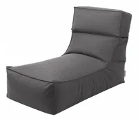 Blomus Sessel STAY 60 x 120 cm, Coal - Tiefe: 120 cm - Breite: 60 cm - Höhe: 75 cm - 80 cm - Belastbarkeit: 100 kg - Sitzhöhe: 40 cm - Detailmaterial: Kunststoff - Polyamid (PA) - Polyester (PES) - Polyurethan (PU) - Styropor - TPU