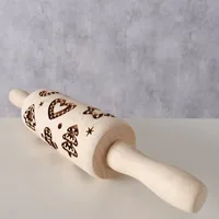 Boltze 2069325 rolling pin Beech Textured surface 45 mm