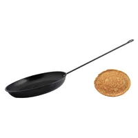 Esschert Design Grillpfanne Pfannenkuchen, Ø 27 cm - Volumen: 0 l - Grilltyp: Grillpfanne - Material: Karbonstahl