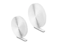 Delock Klettband 10 m x 20 mm mit Haft- und Flauschband, Weiss - Breite: 20 mm - Länge: 10 m - Produkttyp: Klettband - Ausstattung Kabelmanagement: Zuschneidbar - Selbstklebend - Verpackungseinheit: 1 Stück - Material: Kunststoff