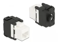 Delock Keystone-Modul RJ45 - LSA, Cat.6A werkzeugfrei - Modultyp: Keystone - Anschluss Front: Buchse RJ-45 - Anschluss Rück: LSA - Medientyp: Netzwerk - Schirmung: Nein - Verpackungseinheit: 1 Stück