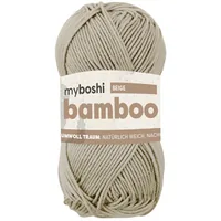 myBoshi Wolle Bamboo beige - Packungsgrösse: 1 Stück - Länge: 125 m - Material: Wolle - Bambus - Detailfarbe: Weiss - Nadelstärke: 4 mm - Waschbar bei: 40 °C