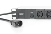 Digitus Socket strip with aluminum profile, 10-way, 2 m supply cable IEC C14 plug