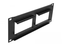Delock Patchpanel Easy 45 2 x 90.5 x 45.2 mm, 2 HE 10 Rack - Montage: 10 Rack - Anzahl Ports: 2 - Patchpaneltyp: Kassetten - Patchpanel Cat: Leerpanel