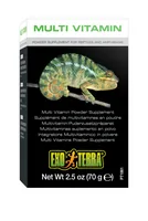 Exo Terra Zusatzpräparat Multi Vitamin, 70 g - Reptilienart: alle Reptilien - Amphibien - Nahrungsergänzungstyp: Pulver - Produkttyp: Ergänzungsfutter