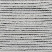Rico Design Wolle Creative Ricorumi DK 25 g, Silbergrau - Packungsgrösse: 1 Stück - Länge: 57.5 m - Material: Baumwolle - Detailfarbe: Silbergrau - Waschbar bei: 30 °C - Nadelstärke: 3 mm - 4 mm