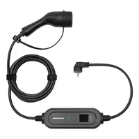 Deltaco EV-1233 Ladekabel für Elektrofahrzeuge Schwarz Typ 2 CEE 7/7 5,5 m