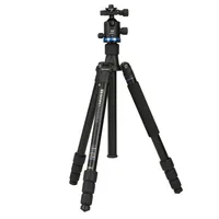 Benro Stativ Kit FIF28AIB2 iFOTO Aluminium - Höhenverstellbar: Ja - Detailfarbe: Schwarz - Material: Aluminium - Stativ-Bauart: Dreibeinstativ - Stativgewinde: 3/8'' - Stativ-Ausstattung: Kugelkopf - Schnellwechselplatte - Stativgewinde - Tasche