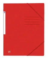 Oxford Gummibandmappe A4, Rot - Typ: Gummibandmappe - Ausstattung: Gummiband - Detailfarbe: Rot - Material: Karton