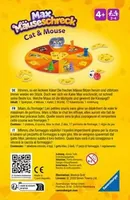 Ravensburger Kinderspiel Max Mäuseschreck - Sprache: Italienisch - Französisch - Deutsch - Kategorie: Würfelspiel - Altersempfehlung ab: 4 Jahren - Spieldauer: 15 min - Min. Anzahl Spieler: 2 - Max. Anzahl Spieler: 4
