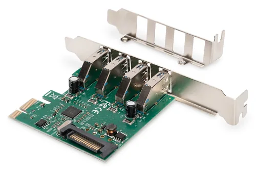 USB 3.0 PCI EXPRESS ADD-ON CARD 4 PORTS A/F EXTERNAL VL805 IN