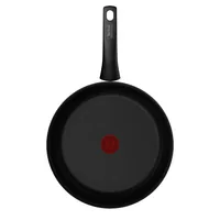 Tefal Bratpfanne Renew On Black 28 cm - Material: Aluminium - Pfannentyp: Bratpfanne - Kompatible Kochfelder: Backofen - Gas - Halogen - Induktion - Elektro - Antihaftbeschichtung: Ja - Detailfarbe: Schwarz - Set: Nein