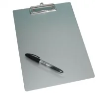 WEDO Dokumentenhalter A4 Metall - Typ: Schreibplatte - Medienformat: A4 - Detailfarbe: Silber