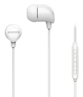 Philips In-Ear-Kopfhörer TAE2146WT/00 Weiss - Detailfarbe: Weiss - Kopfhörer Ausstattung: Mikrofon - Verbindungsmöglichkeiten: Kabelgebunden - Aktive Geräuschunterdrückung: Nein - Einsatzbereich: Lifestyle - Kopfhörer Trageform: In-Ear