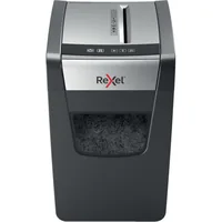 Rexel Aktenvernichter Momentum Slim X410 P-4, 10 Seiten - Vernichtbare Aktentypen: Papier - Büroklammern - Schnittart: Partikelschnitt - Sicherheitsstufe: 4 - Schnittausgabe: 4 x 28 mm - Blattkapazität: 10 Seiten - Zufuhrautomatik: Nein