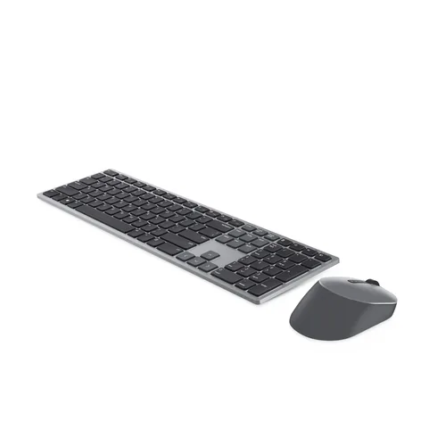 DELL KM7321W clavier Souris incluse Bureau RF sans fil + Bluetooth Gris, Titane