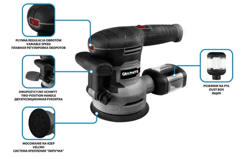 Graphite 59G349 floor polisher/sander