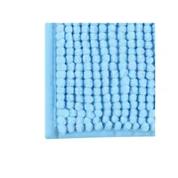 MSV Badteppich Chenille 60 x 90 cm, Hellblau - Eigenschaften: Keine Eigenschaft - Zertifikate: Keine Zertifizierung - Breite: 60 cm - Länge: 90 cm - Detailfarbe: Hellblau - Detailmaterial: Mikrofaser