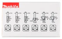 Makita Fräser-Set 8mm 6Stk