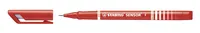 STABILO Fineliner SENSOR 189 Fein (F), Rot - Strichstärke: Fein (F) - Set: Nein - Verpackungseinheit: 1 Stück - Eigenschaft-Stift: Keine - Anwender: Schule - Büro - Erwachsene - Fasermaler & Fineliner Art: Fineliner