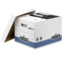 Fellowes Archivschachtel R-Kive Blau/Weiss - Produkttyp: Archivschachtel - Detailfarbe: Blau - Weiss - Breite: 33.5 cm - Höhe: 29.2 cm - Tiefe: 40.4 cm - Volumen: 0 l