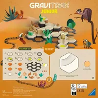Ravensburger Kugelbahn GraviTrax Junior Starter Set S My Desert - Altersempfehlung ab: 3 Jahren - Material: FSC®-Holz - Eigenschaften: Zertifikat - Zertifikate: FSC - Anzahl Teile: 58 Teile